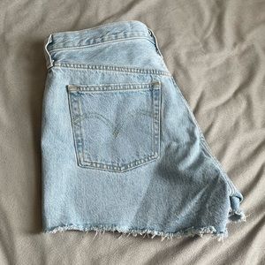 LEVIS 501 HIGH RISE JEAN SHORTS